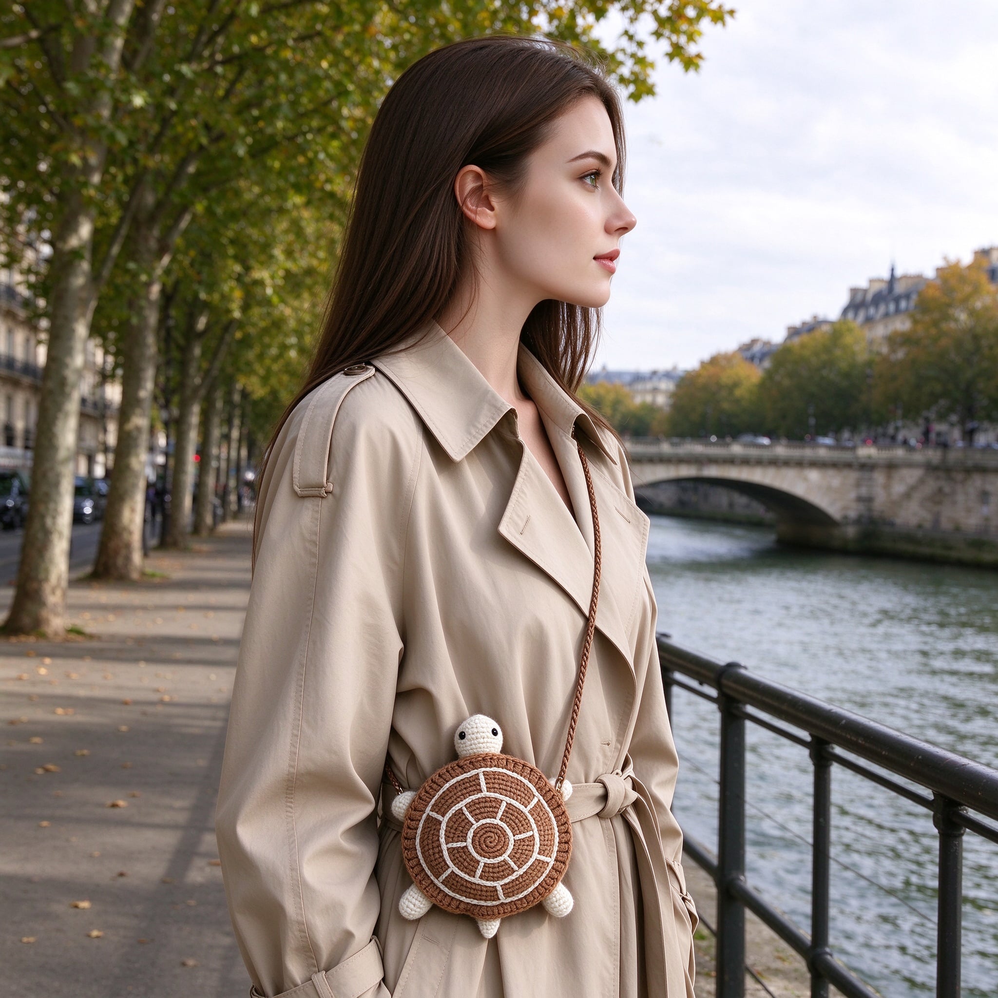 Tan Turtle Bag