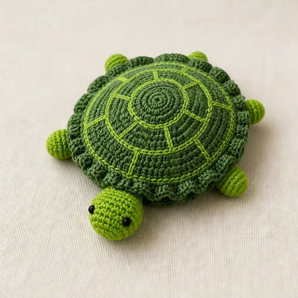 Moss Green Turtle Bag